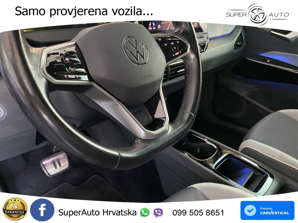 Volkswagen ID.3 Pro Performance 62 kWh (204 KS) LED+GR SJED+ACC