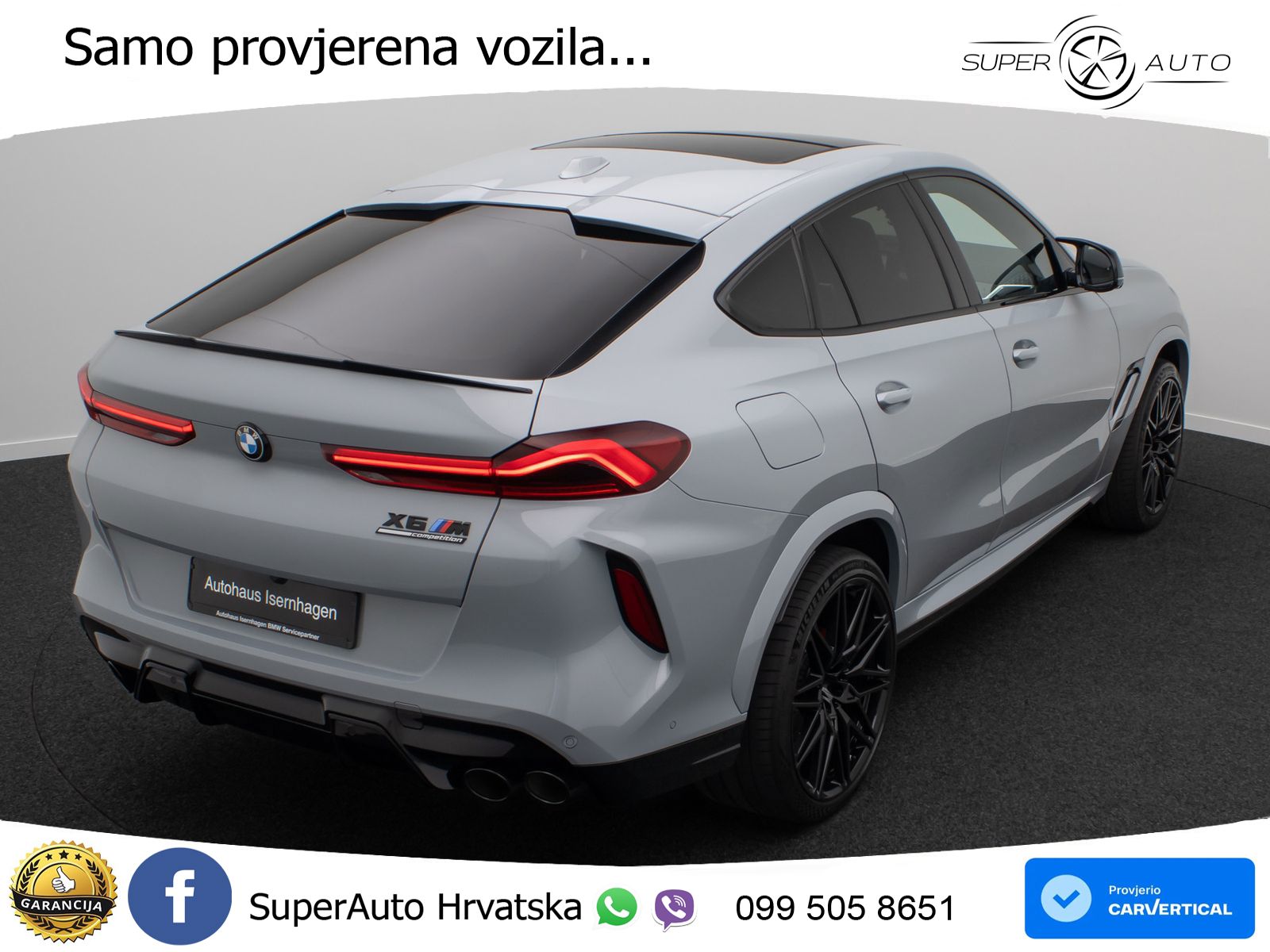 BMW X6 M Competition 4.4 V8 (625 KS) xDrive Steptronic LED+GR SJED+ACC