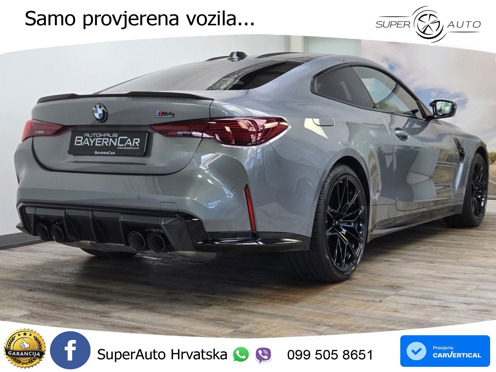 BMW M4 Competition 3.0 (530 KS) xDrive Steptronic LED+GR SJED+ACC