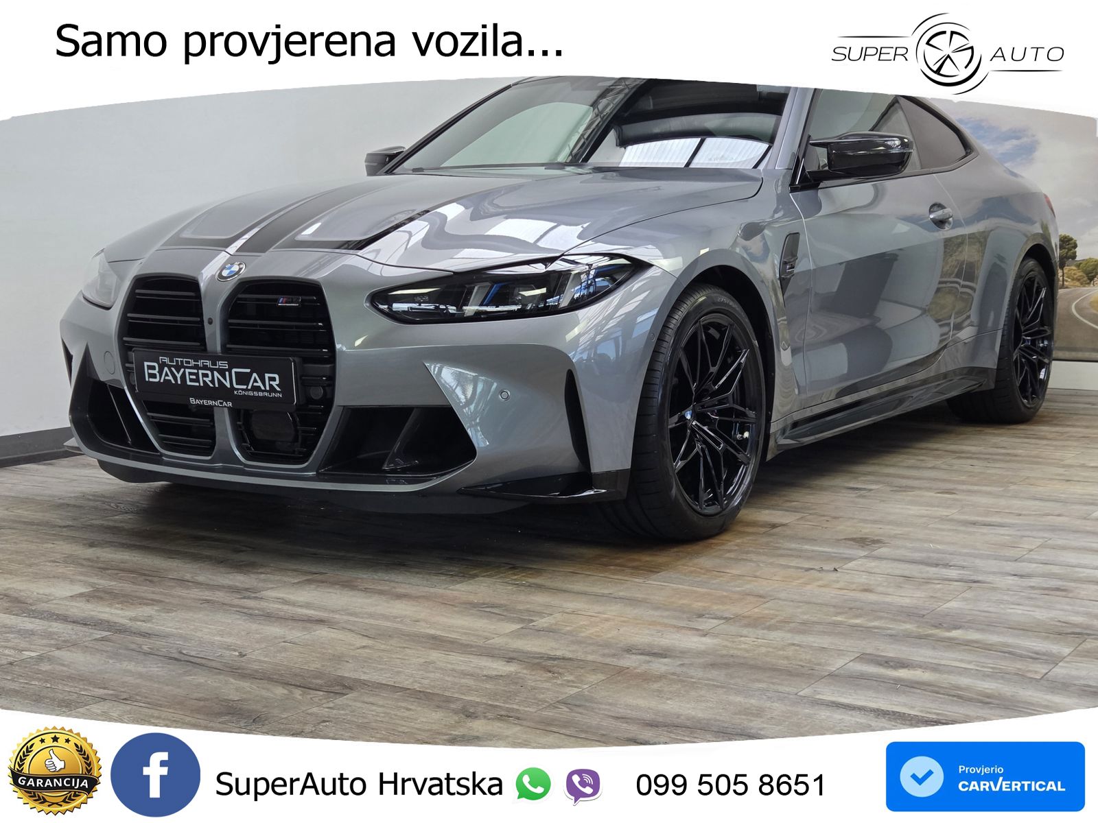 BMW M4 Competition 3.0 (530 KS) xDrive Steptronic LED+GR SJED+ACC