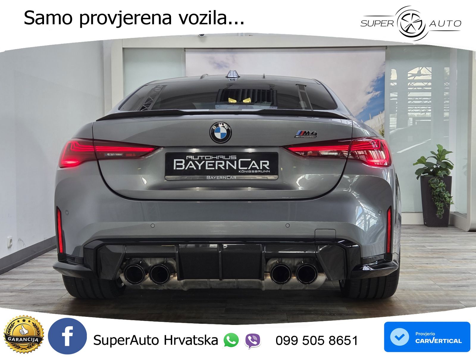 BMW M4 Competition 3.0 (530 KS) xDrive Steptronic LED+GR SJED+ACC