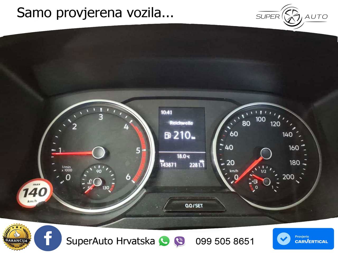 VW Crafter 140 KS