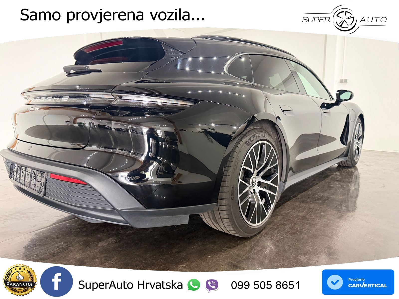 Porsche Taycan Sport Turismo Performance 79.2 kWh (408 KS)