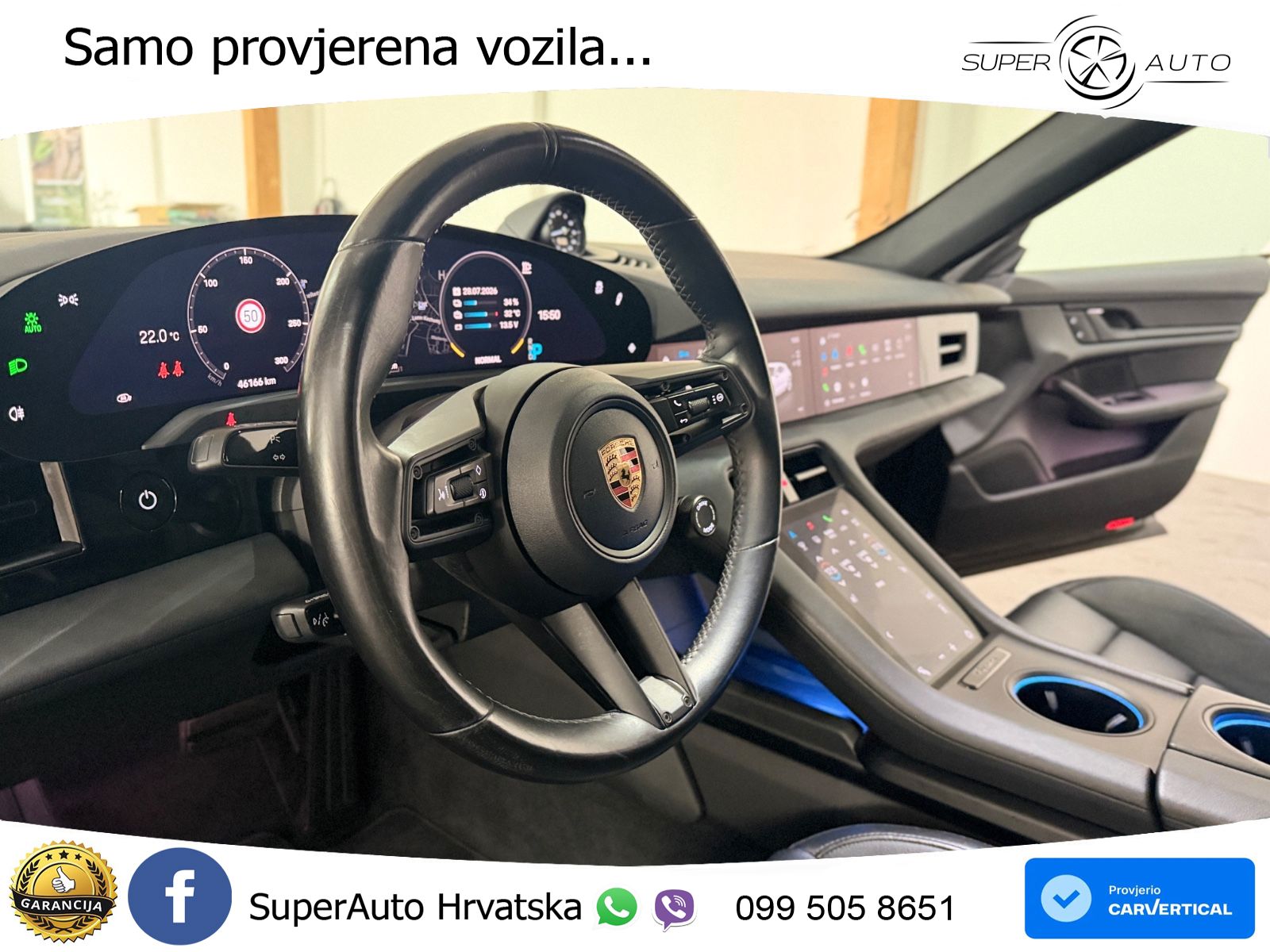 Porsche Taycan Sport Turismo Performance 79.2 kWh (408 KS)