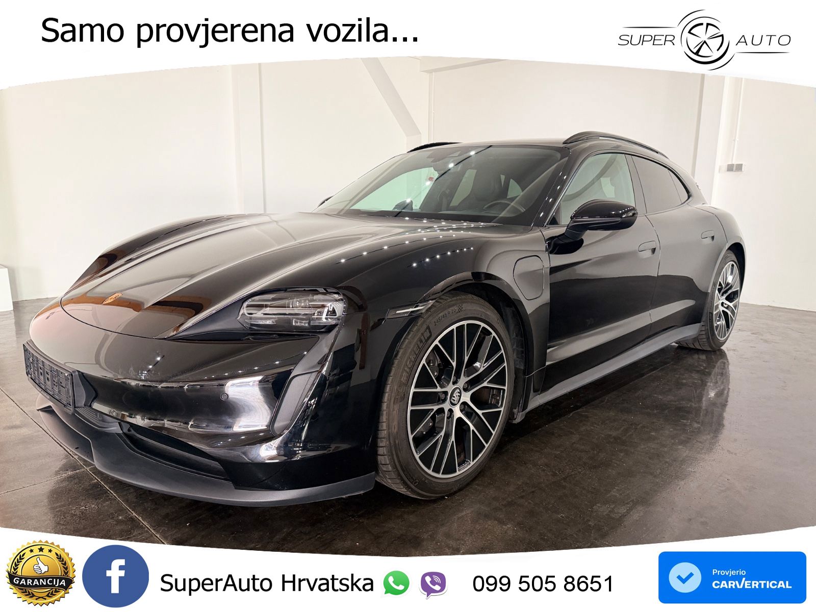Porsche Taycan Sport Turismo Performance 79.2 kWh (408 KS)