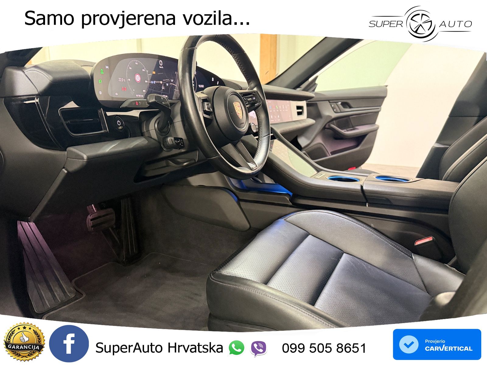 Porsche Taycan Sport Turismo Performance 79.2 kWh (408 KS)