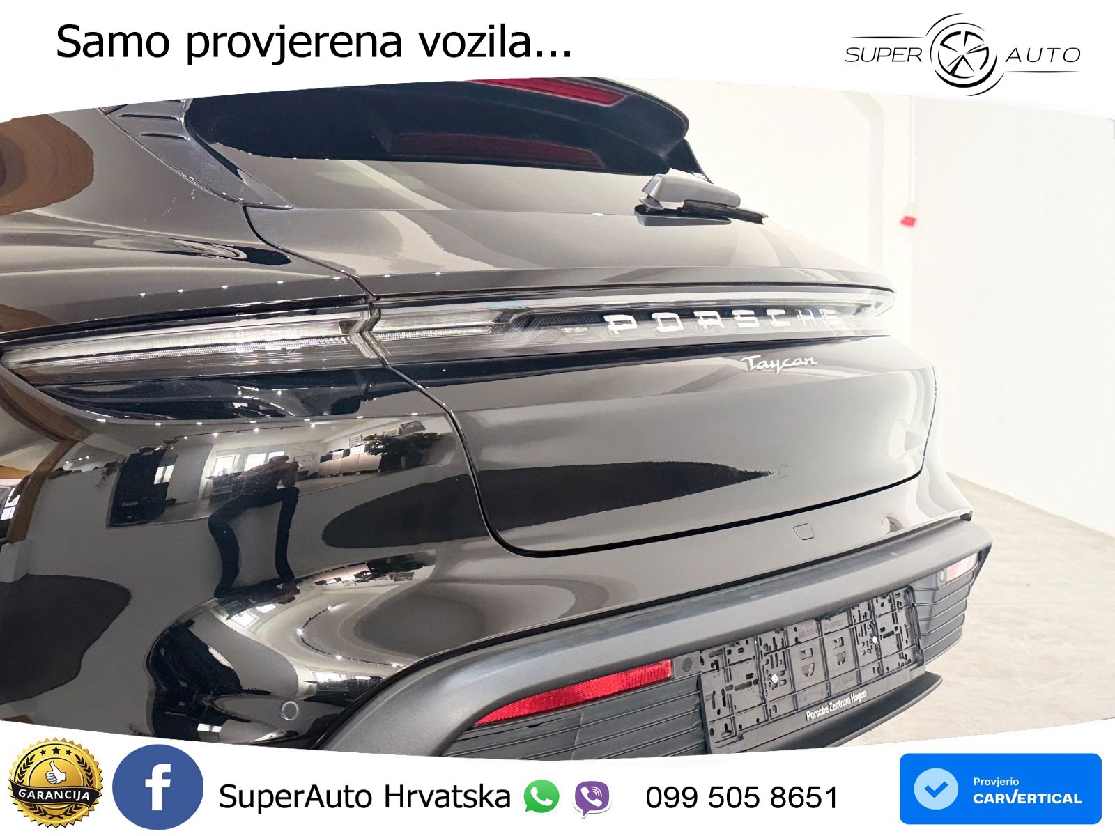 Porsche Taycan Sport Turismo Performance 79.2 kWh (408 KS)