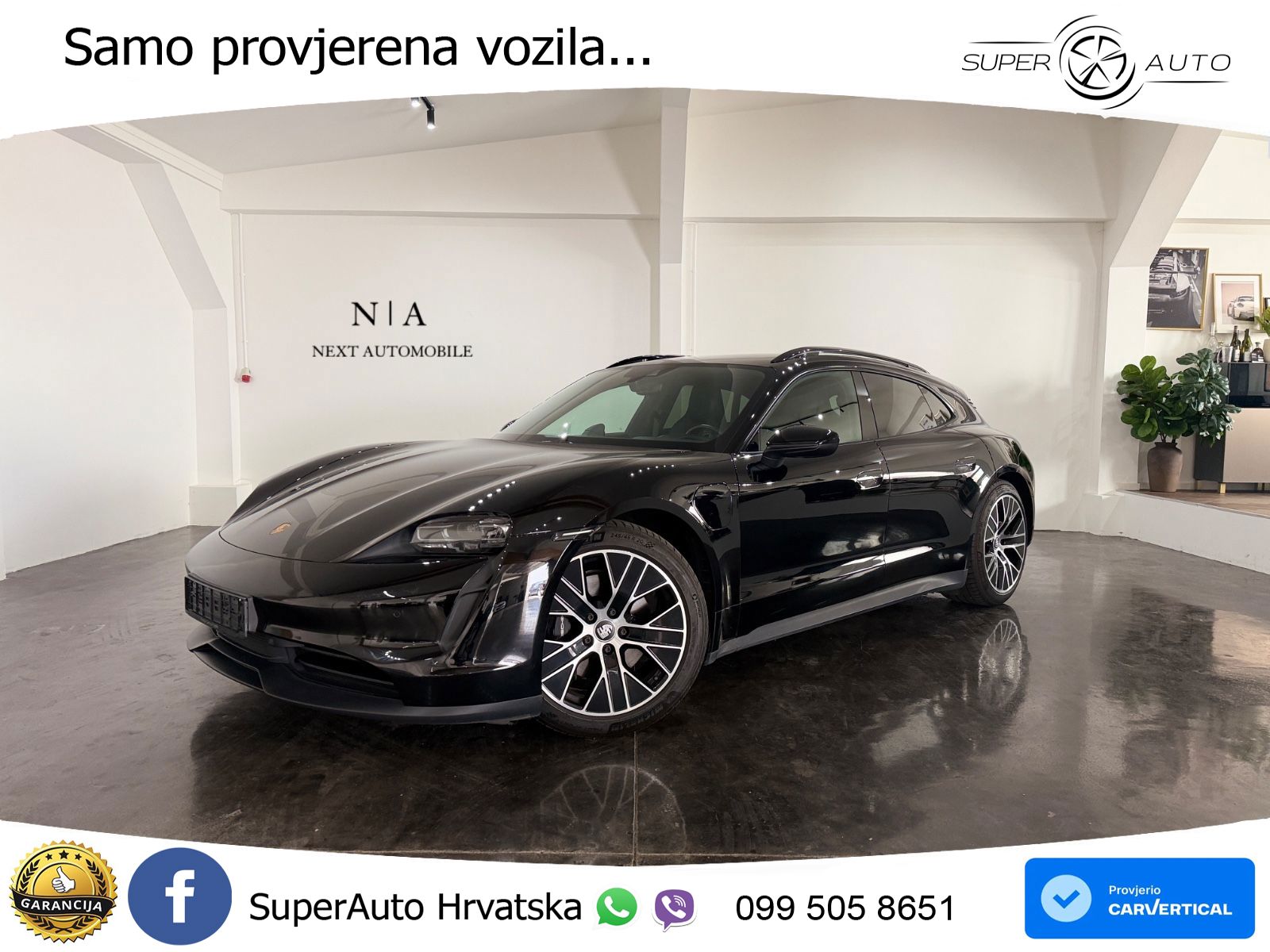 Porsche Taycan Sport Turismo Performance 79.2 kWh (408 KS)