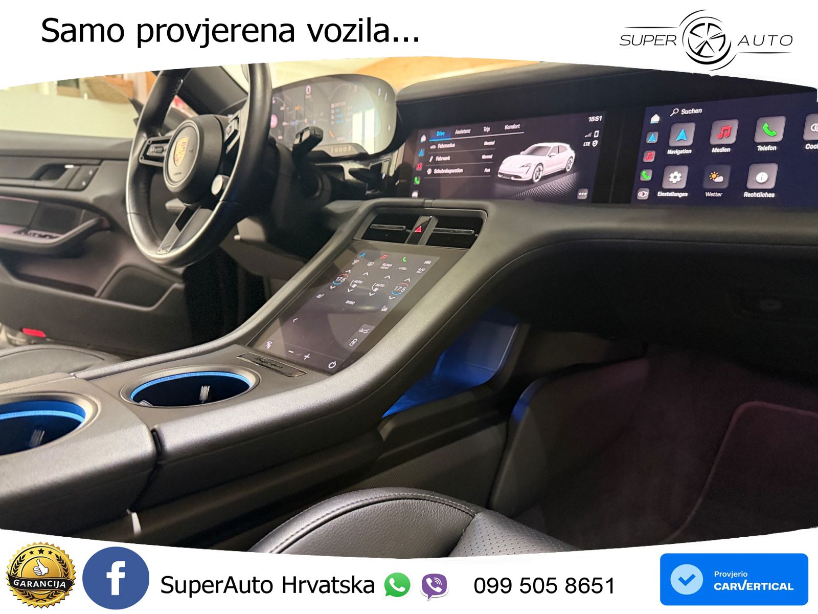 Porsche Taycan Sport Turismo Performance 79.2 kWh (408 KS)