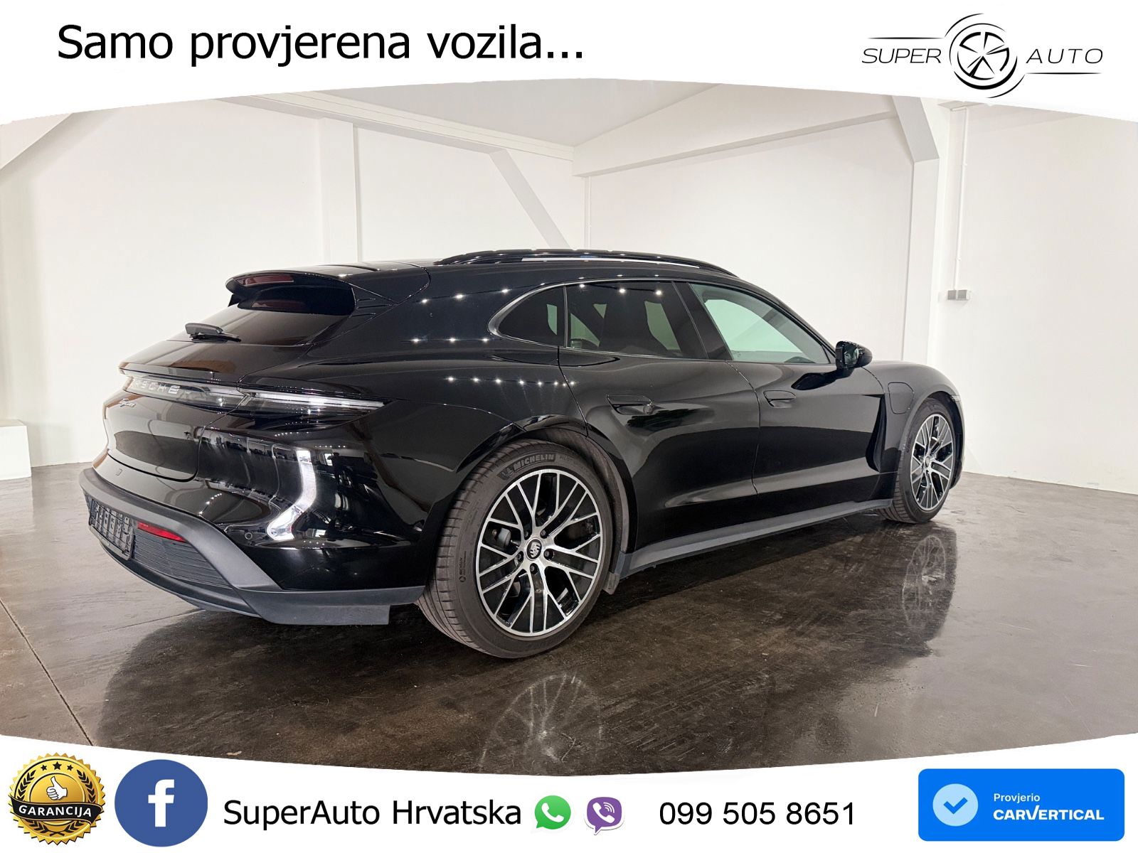 Porsche Taycan Sport Turismo Performance 79.2 kWh (408 KS)