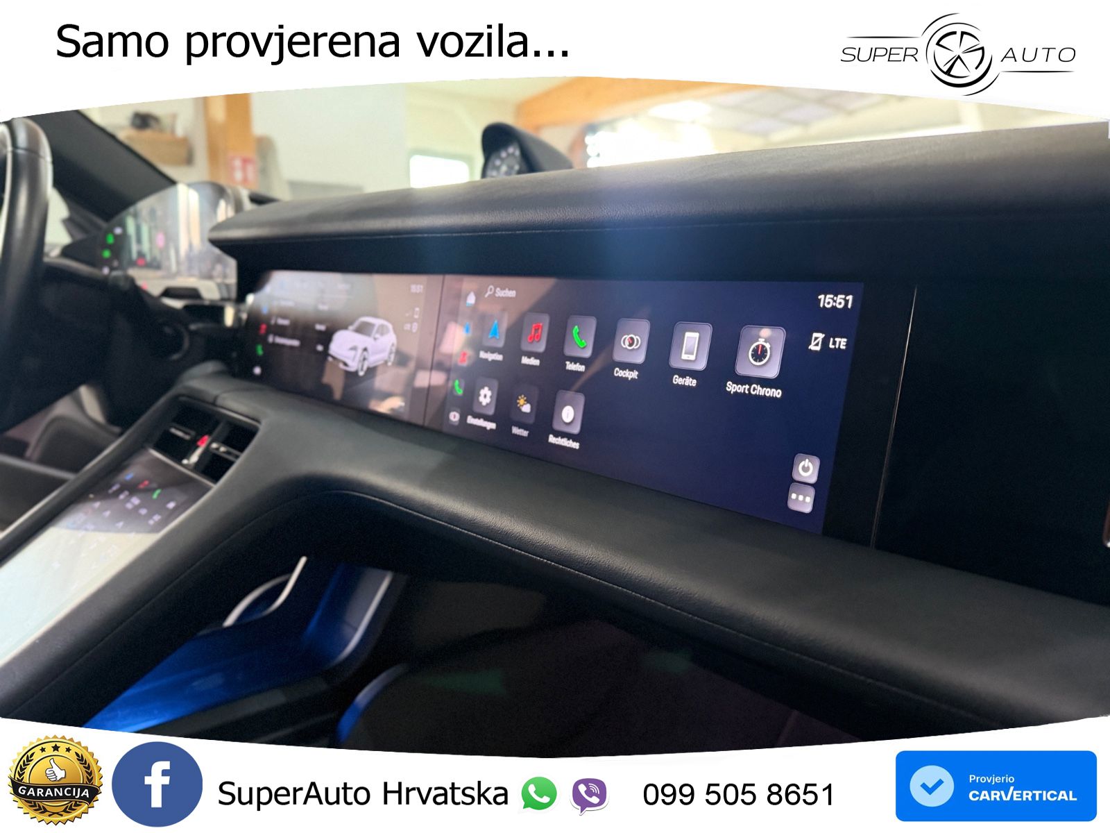 Porsche Taycan Sport Turismo Performance 79.2 kWh (408 KS)