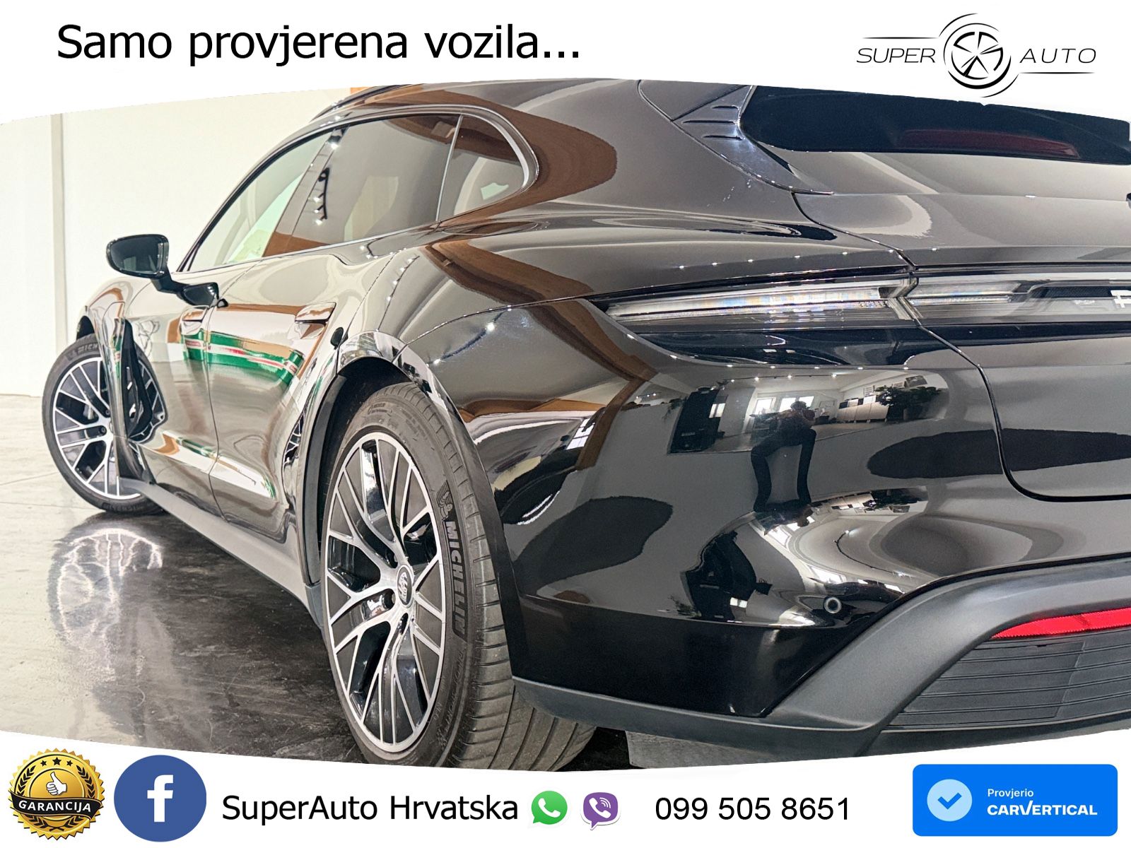 Porsche Taycan Sport Turismo Performance 79.2 kWh (408 KS)
