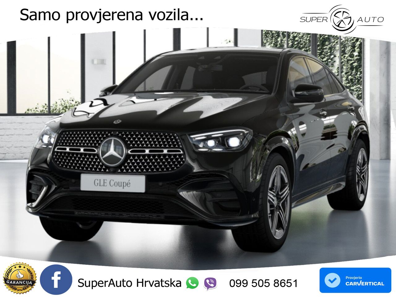 Mercedes GLE Coupe 450d (367 KS) EQ Boost 4MATIC 9G-TRONIC AMG LED+GR SJED+ACC