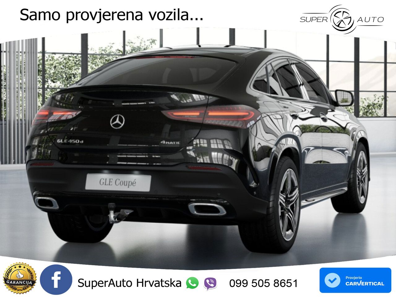 Mercedes GLE Coupe 450d (367 KS) EQ Boost 4MATIC 9G-TRONIC AMG LED+GR SJED+ACC
