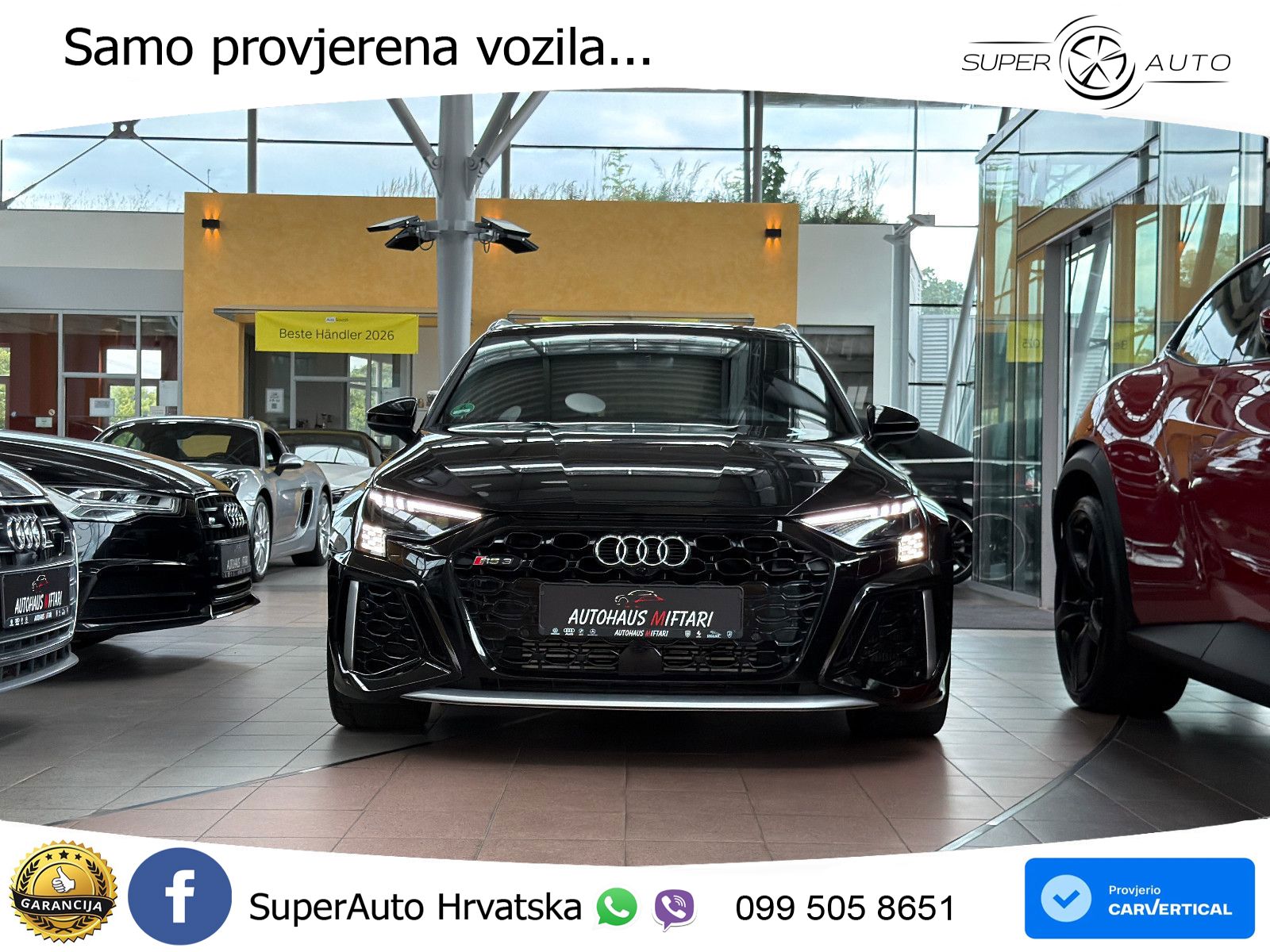 Audi RS3 Sedan 2.5 TFSI (400 KS) quattro S tronic LED+GR SJED+ACC