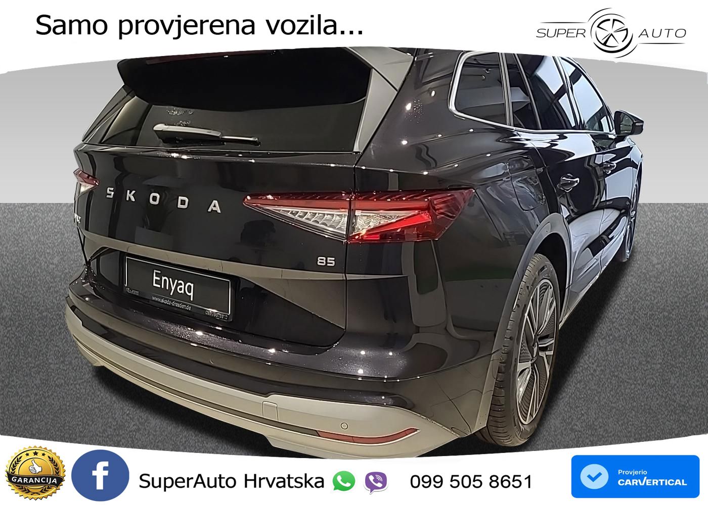 Škoda Enyaq 85 82 kWh (286 KS) LED+GR SJED+ACC