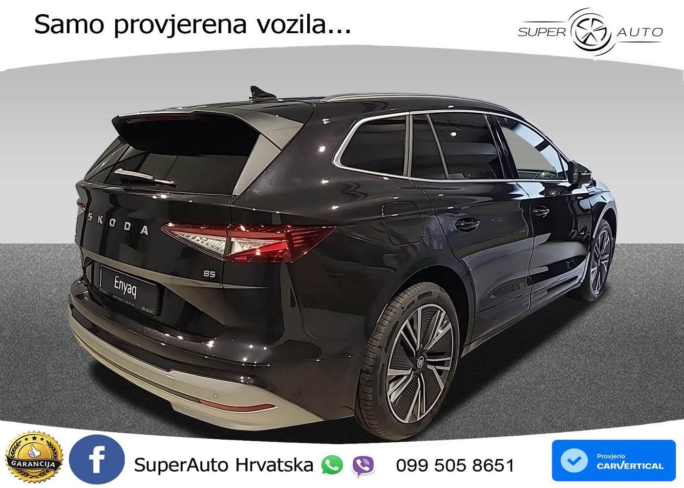 Škoda Enyaq 85 82 kWh (286 KS) LED+GR SJED+ACC