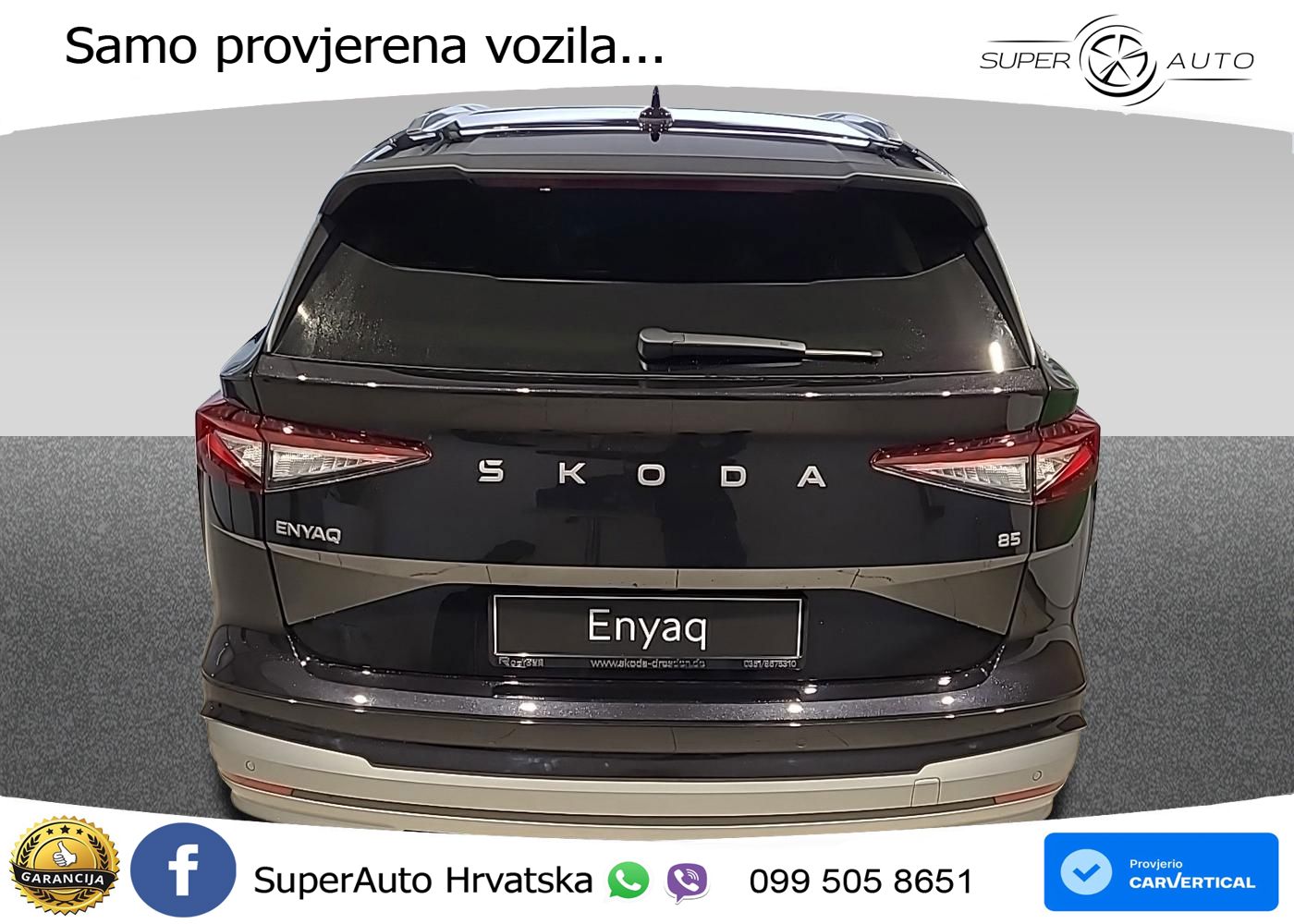 Škoda Enyaq 85 82 kWh (286 KS) LED+GR SJED+ACC