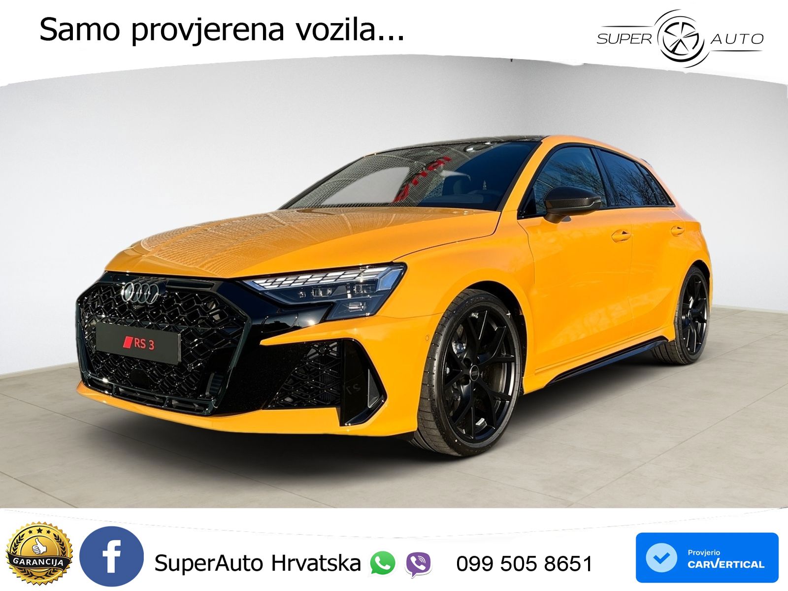 Audi RS3 Sedan 2.5 TFSI (400 KS) quattro S tronic LED+GR SJED+ACC