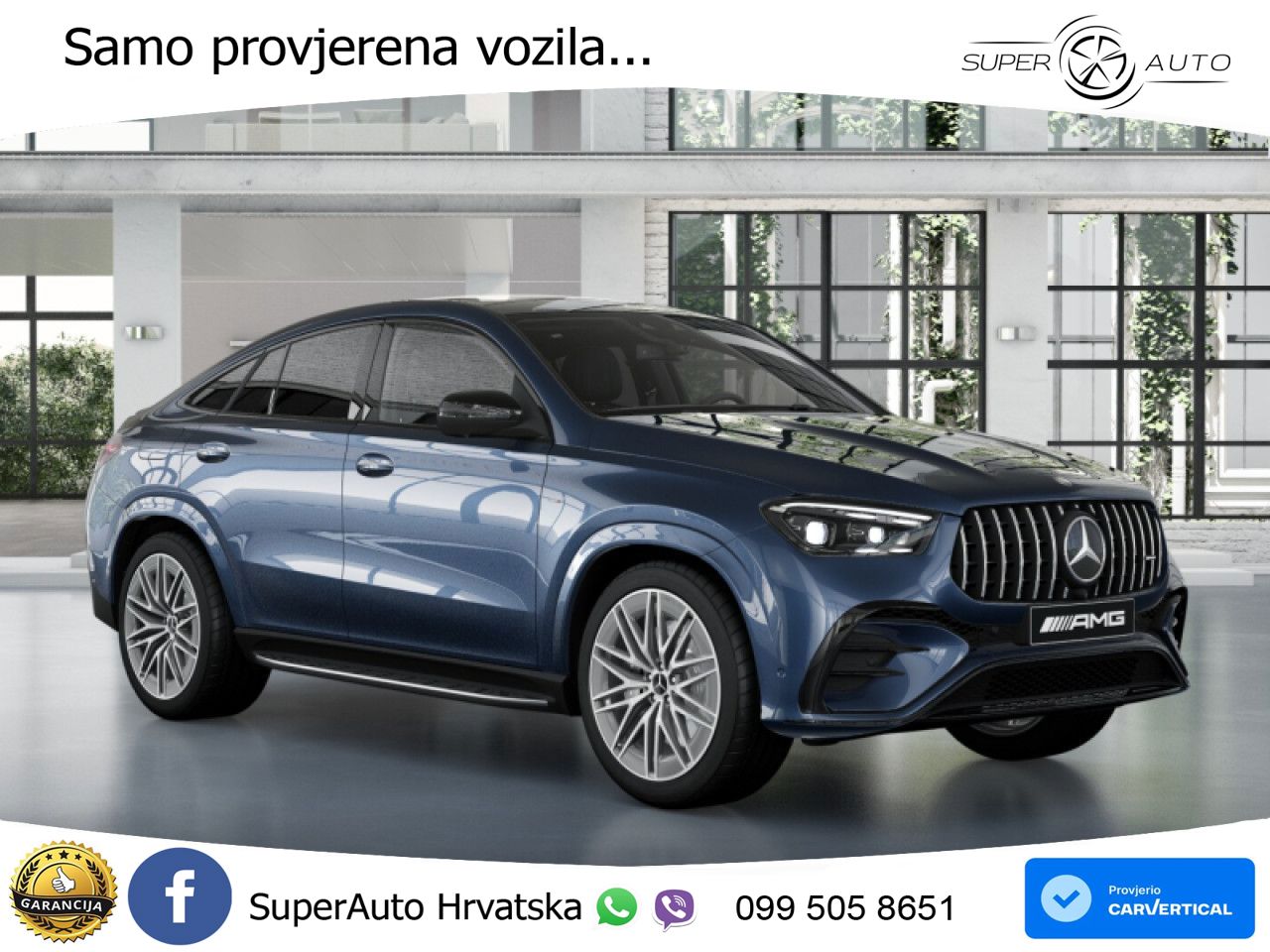 Mercedes AMG GLE Coupe 53 (435 KS) EQ Boost 4MATIC+ AMG SPEEDSHIFT TCT 9G LED+GR SJED+ACC
