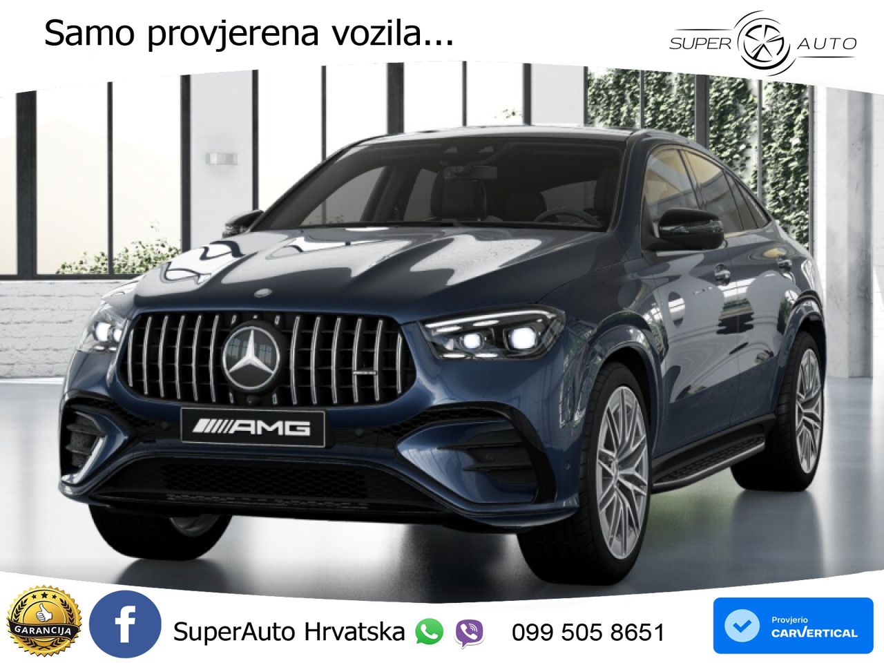 Mercedes AMG GLE Coupe 53 (435 KS) EQ Boost 4MATIC+ AMG SPEEDSHIFT TCT 9G LED+GR SJED+ACC