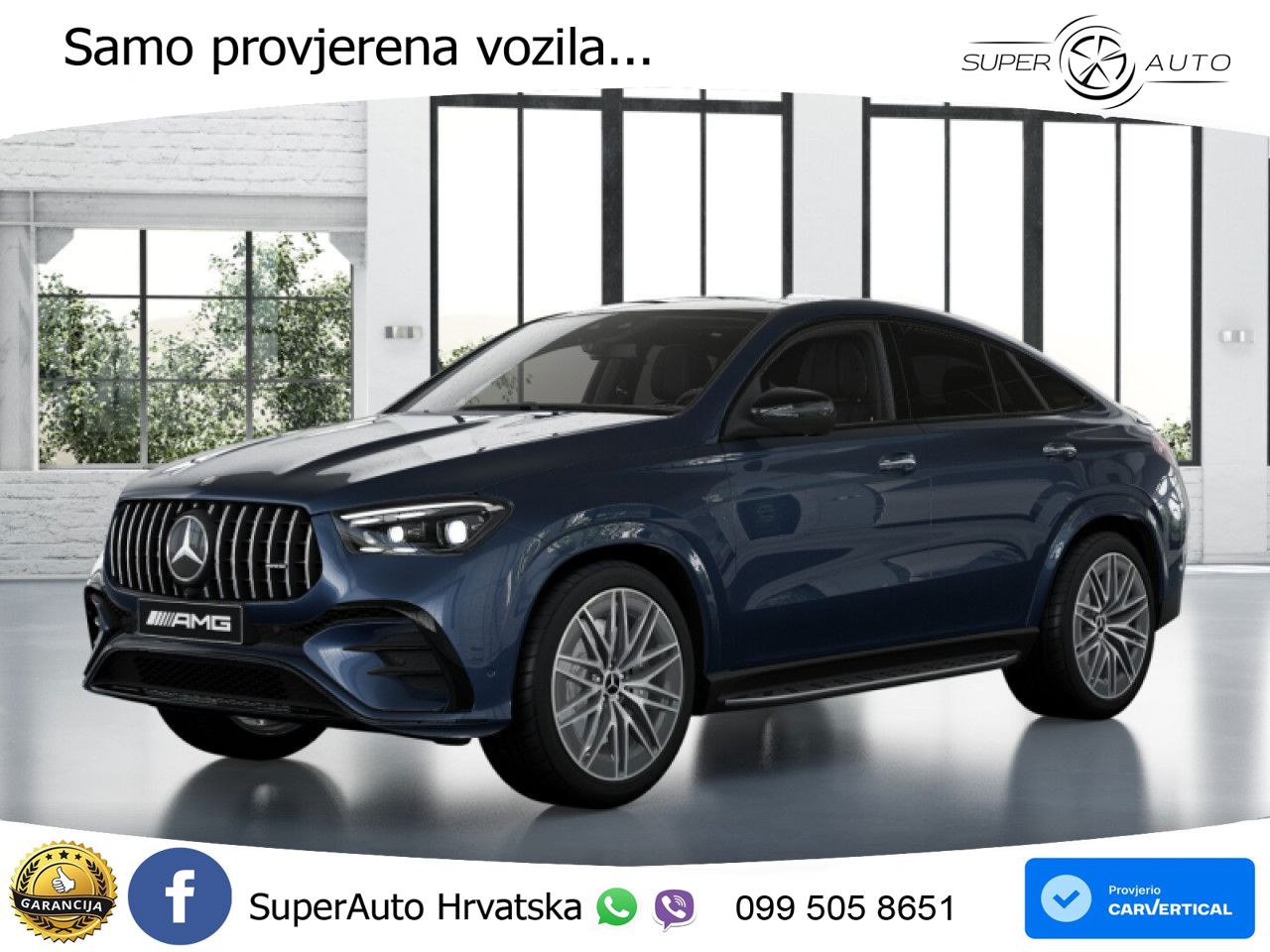 Mercedes AMG GLE Coupe 53 (435 KS) EQ Boost 4MATIC+ AMG SPEEDSHIFT TCT 9G LED+GR SJED+ACC