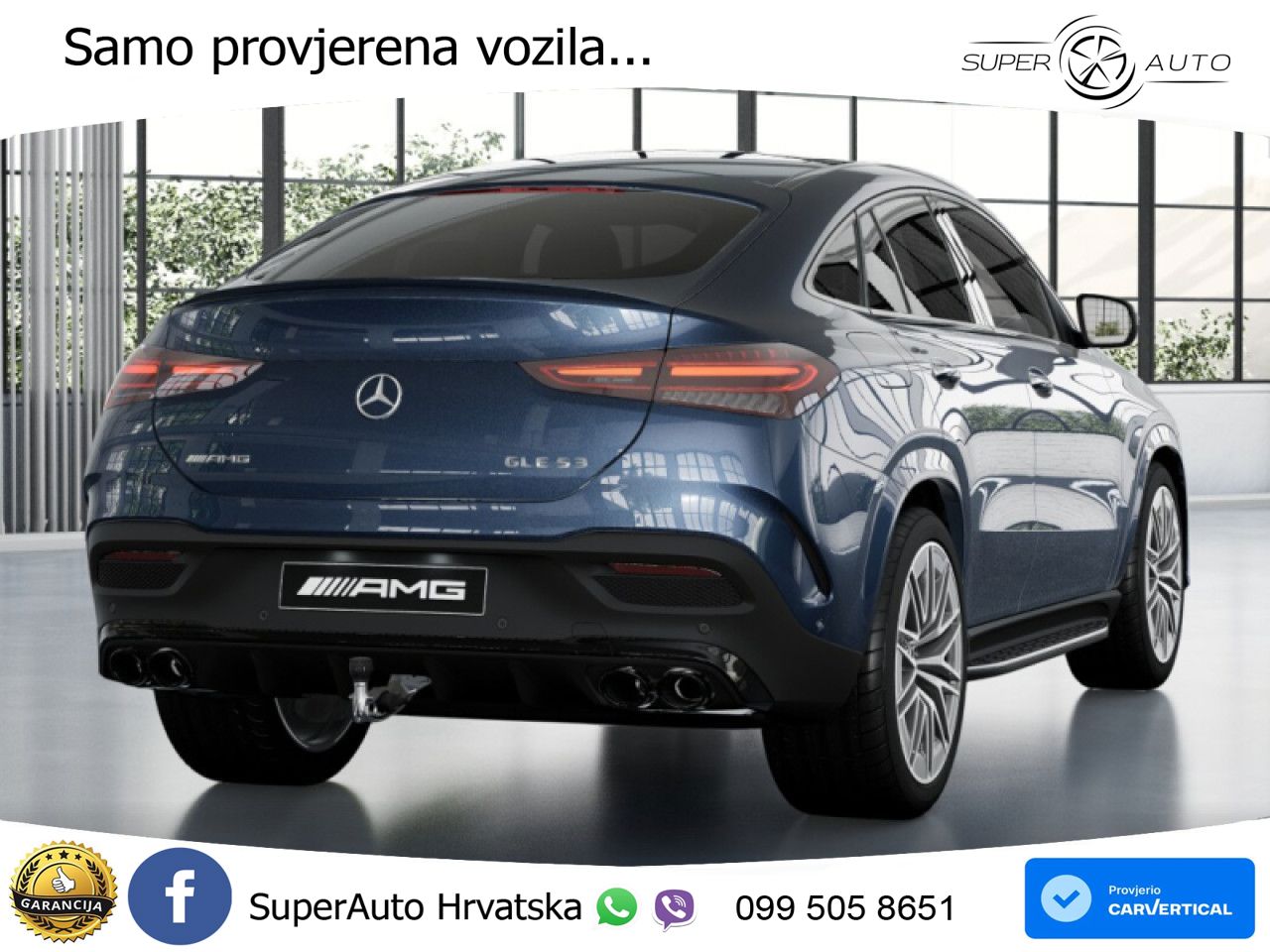Mercedes AMG GLE Coupe 53 (435 KS) EQ Boost 4MATIC+ AMG SPEEDSHIFT TCT 9G LED+GR SJED+ACC