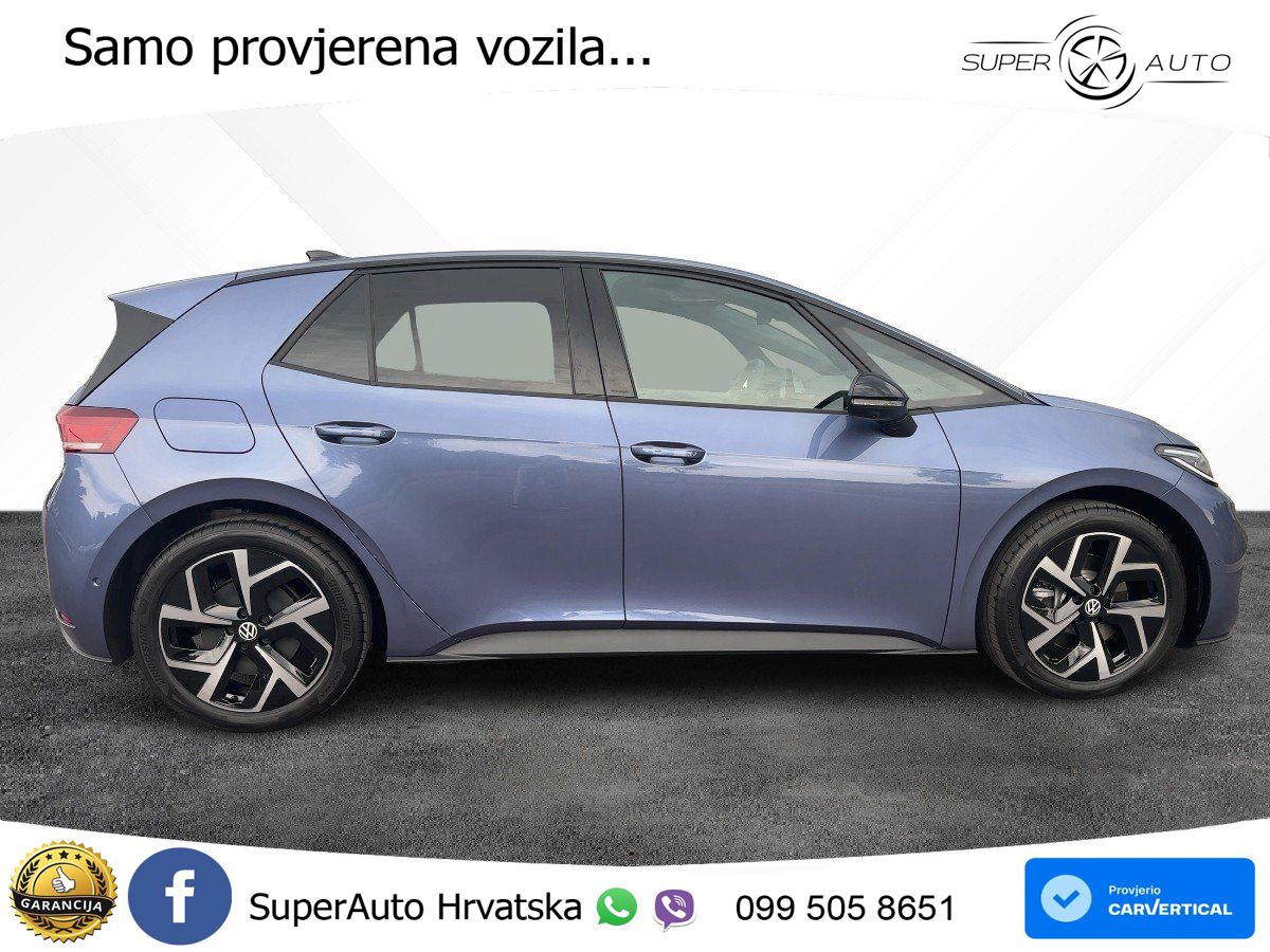 Volkswagen ID.3 58 kWh (190 KS) LED+GR SJED+ACC