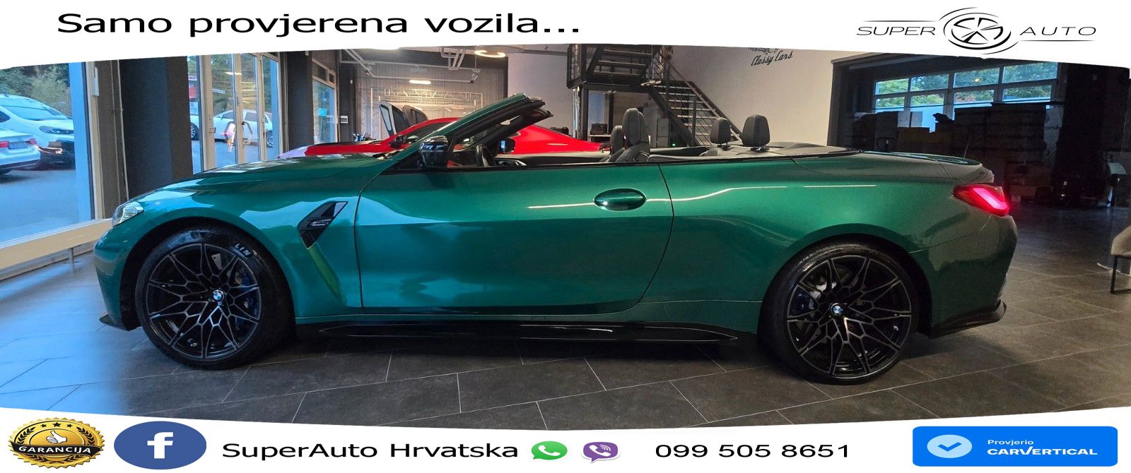 BMW M4 Convertible Competition 3.0 (510 KS) xDrive Steptronic LED+GR SJED+ACC