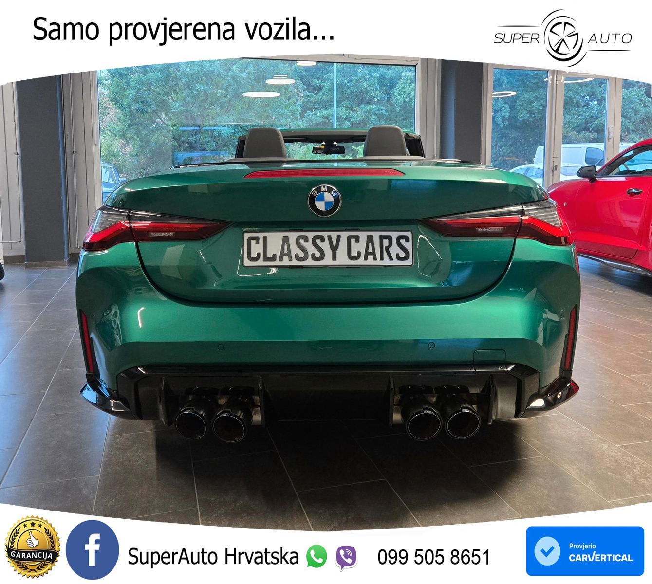 BMW M4 Convertible Competition 3.0 (510 KS) xDrive Steptronic LED+GR SJED+ACC