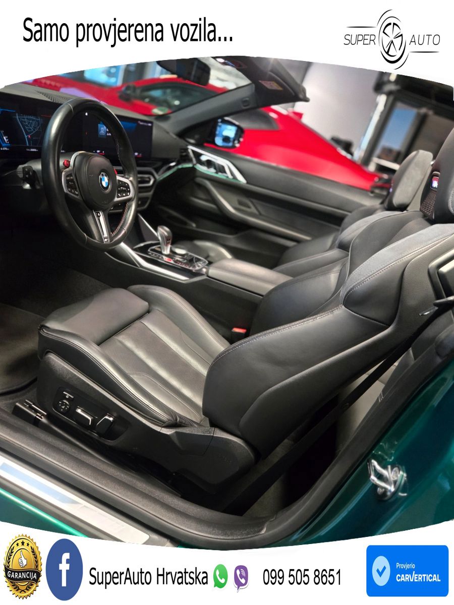 BMW M4 Convertible Competition 3.0 (510 KS) xDrive Steptronic LED+GR SJED+ACC
