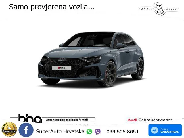 Audi RS3 Sportback 2.5 TFSI (400 KS) quattro S tronic LED+GR SJED+ACC