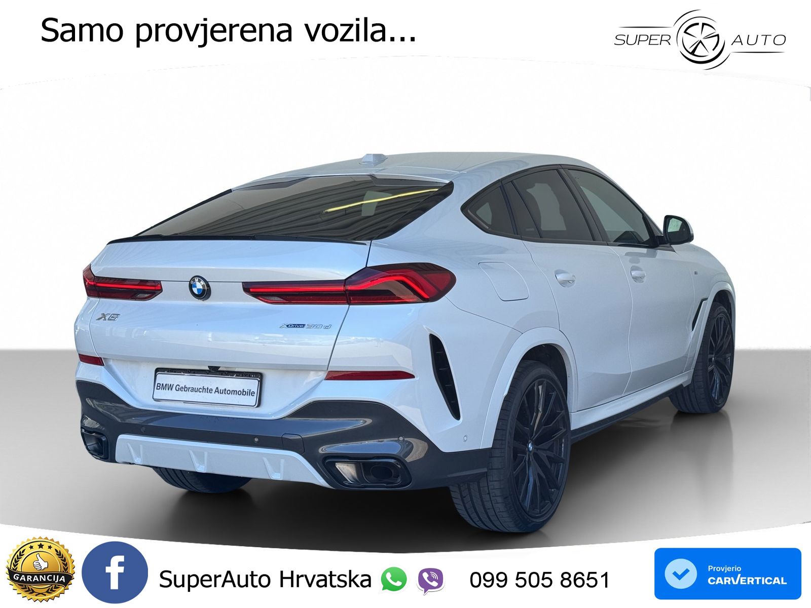 BMW X6 30d (298 KS) xDrive Steptronic M Sport LED+GR SJED+ACC
