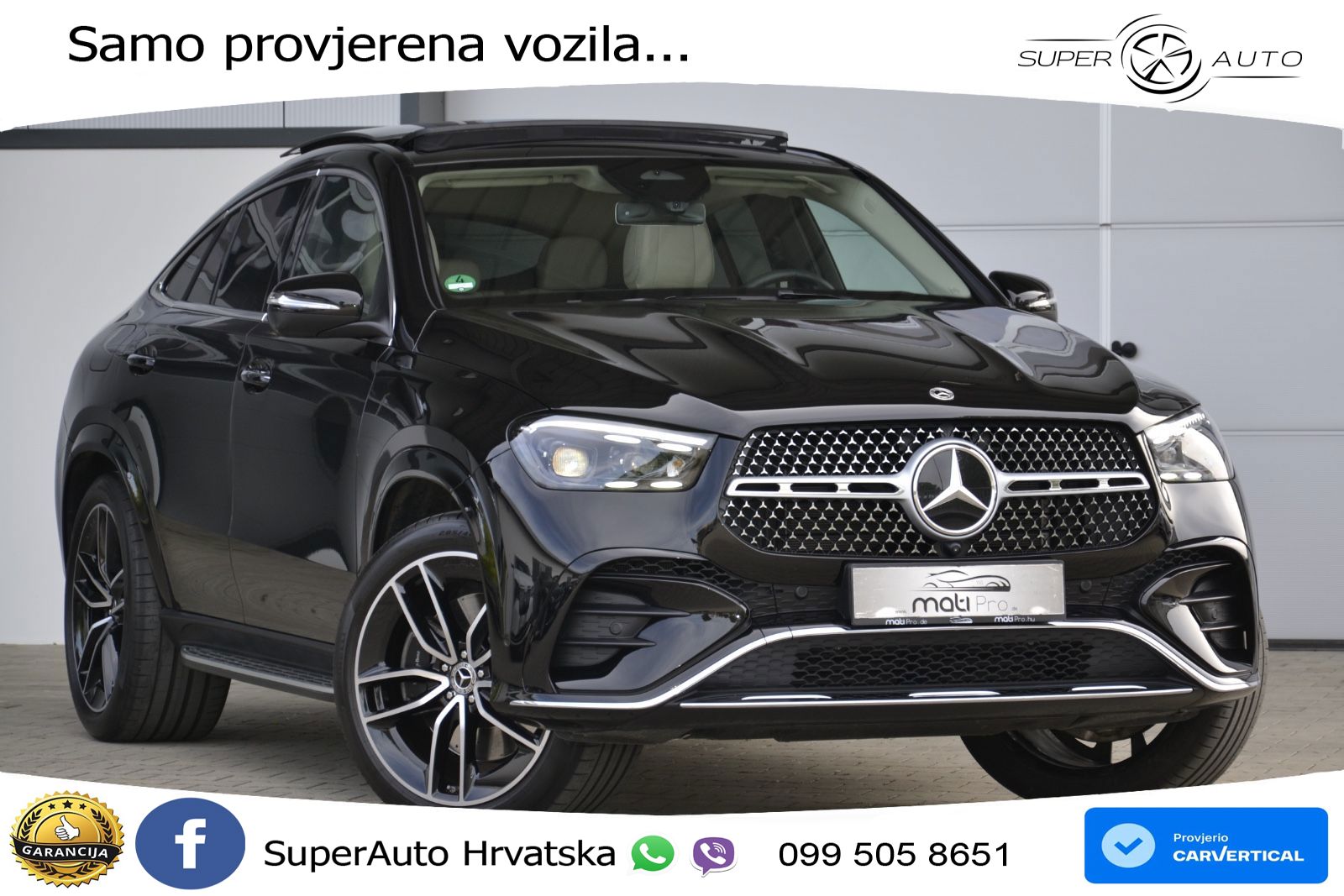 Mercedes GLE Coupe 450d (367 KS) EQ Boost 4MATIC 9G-TRONIC AMG LED+GR SJED+ACC