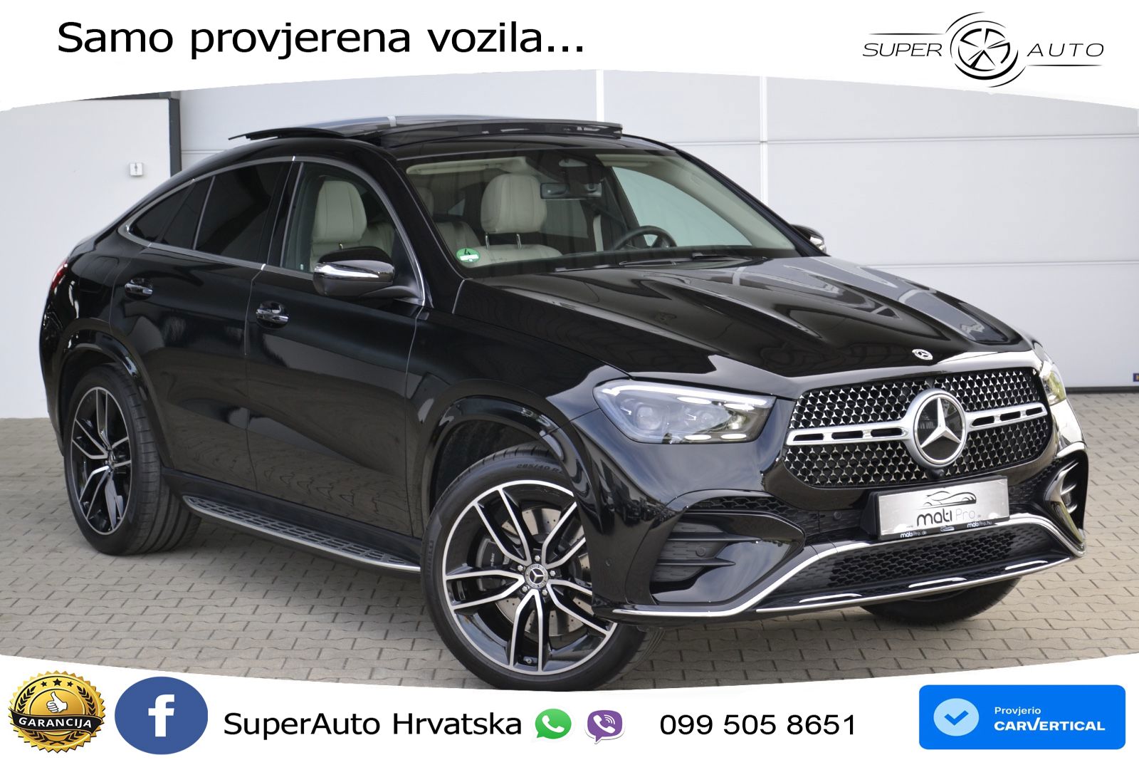 Mercedes GLE Coupe 450d (367 KS) EQ Boost 4MATIC 9G-TRONIC AMG LED+GR SJED+ACC