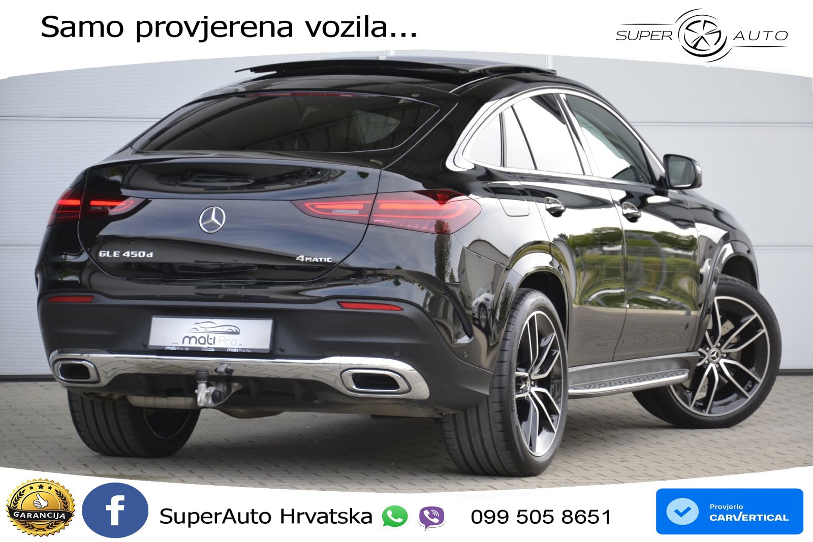 Mercedes GLE Coupe 450d (367 KS) EQ Boost 4MATIC 9G-TRONIC AMG LED+GR SJED+ACC
