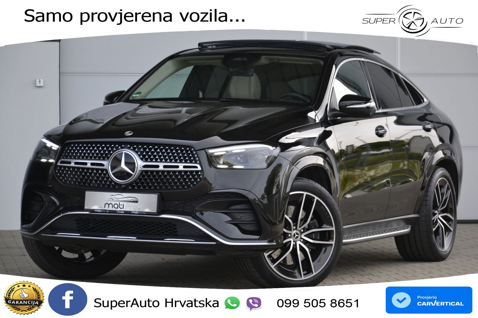 Mercedes GLE Coupe 450d (367 KS) EQ Boost 4MATIC 9G-TRONIC AMG LED+GR SJED+ACC