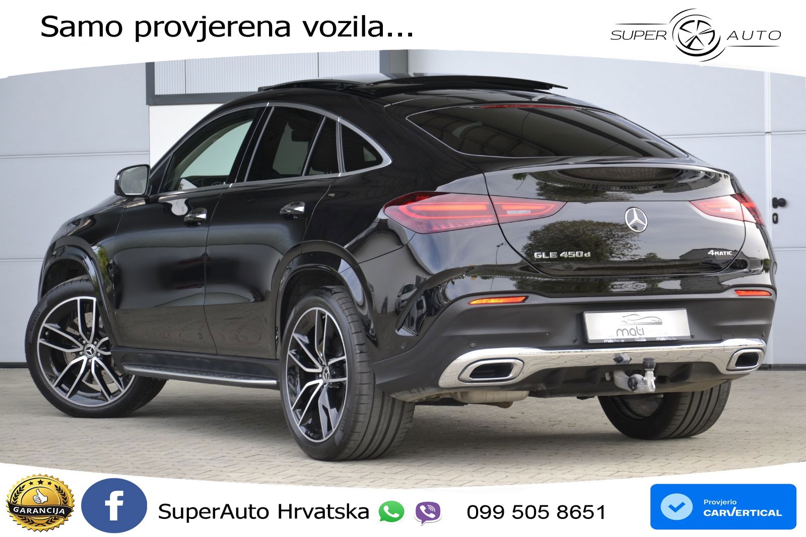 Mercedes GLE Coupe 450d (367 KS) EQ Boost 4MATIC 9G-TRONIC AMG LED+GR SJED+ACC