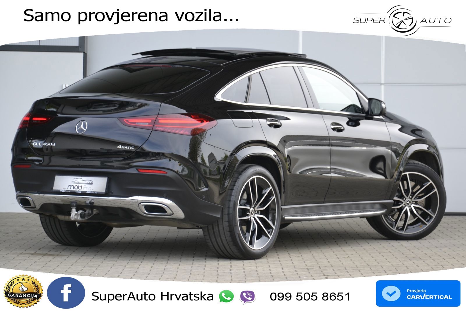 Mercedes GLE Coupe 450d (367 KS) EQ Boost 4MATIC 9G-TRONIC AMG LED+GR SJED+ACC
