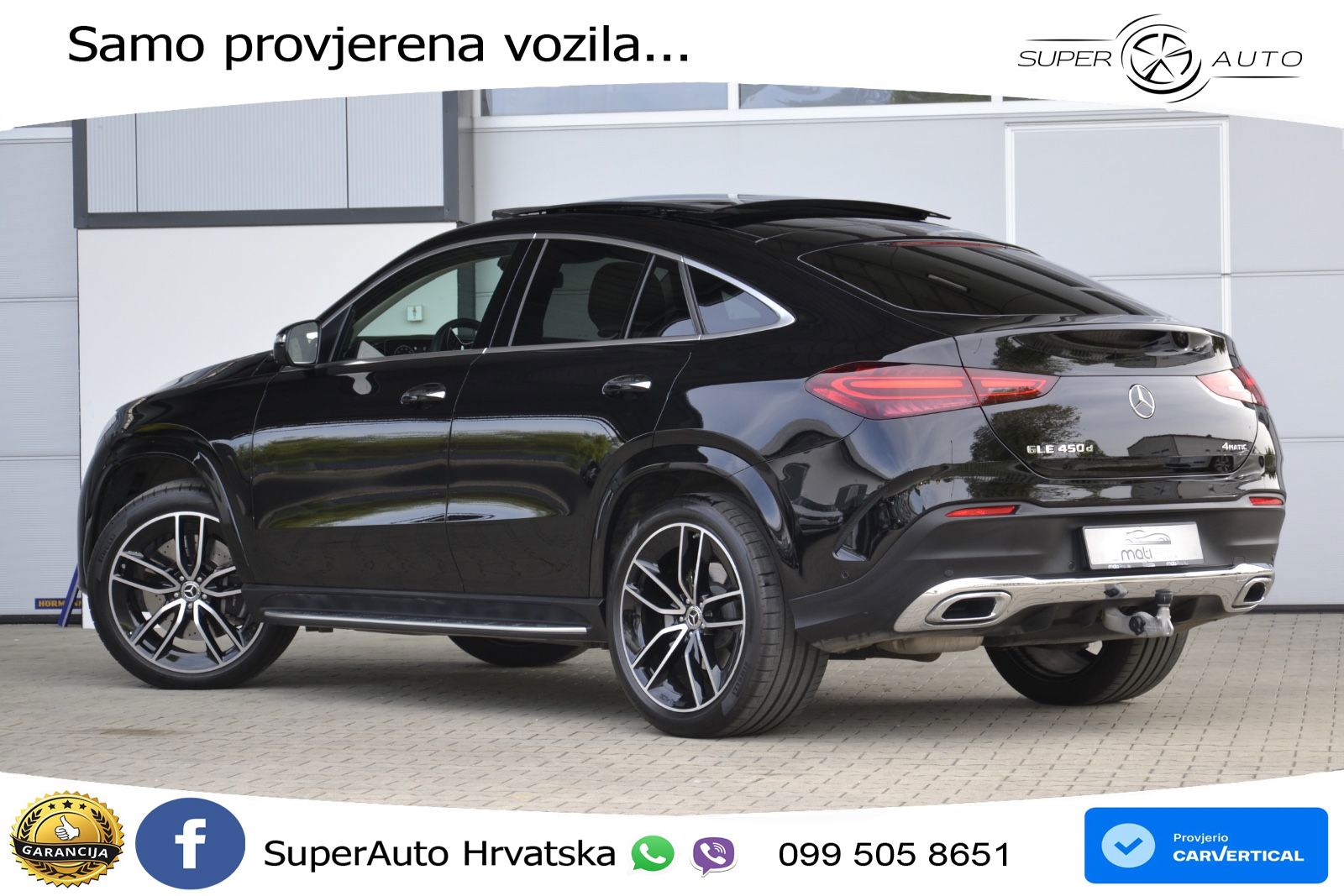 Mercedes GLE Coupe 450d (367 KS) EQ Boost 4MATIC 9G-TRONIC AMG LED+GR SJED+ACC