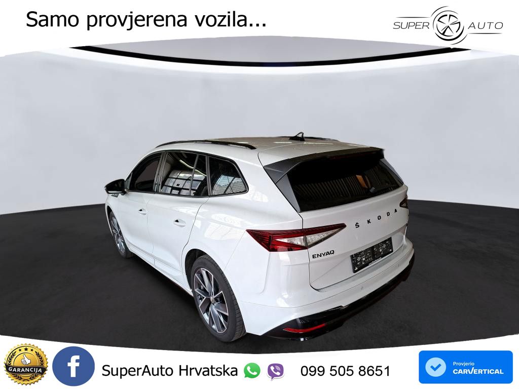 Škoda Enyaq iV 80 82 kWh (204 KS) SportLine LED+GR SJED+ACC
