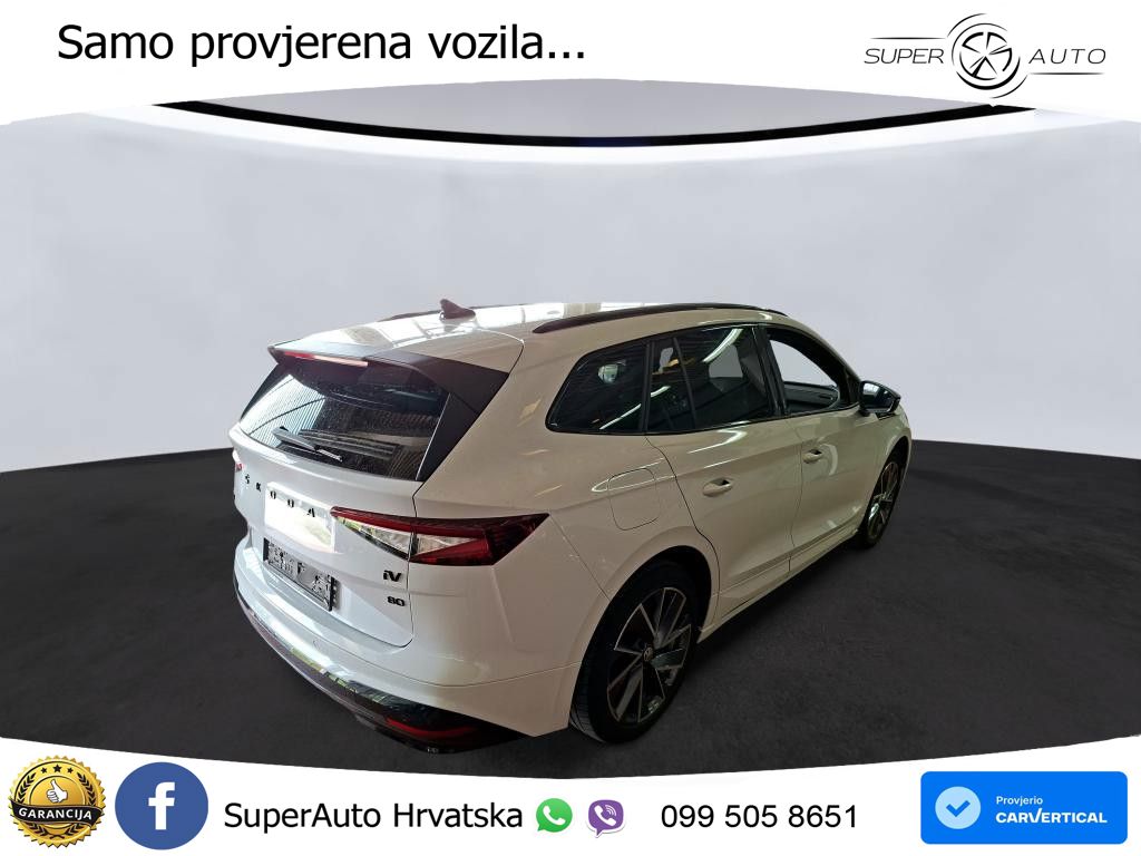 Škoda Enyaq iV 80 82 kWh (204 KS) SportLine LED+GR SJED+ACC