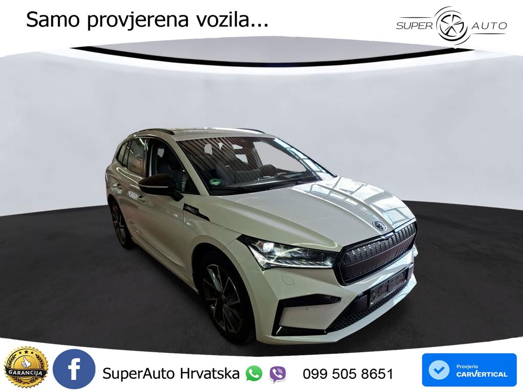 Škoda Enyaq iV 80 82 kWh (204 KS) SportLine LED+GR SJED+ACC