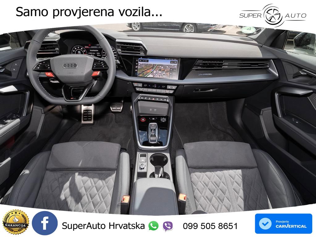 Audi RS3 Sedan 2.5 TFSI (400 KS) quattro S tronic LED+GR SJED+ACC