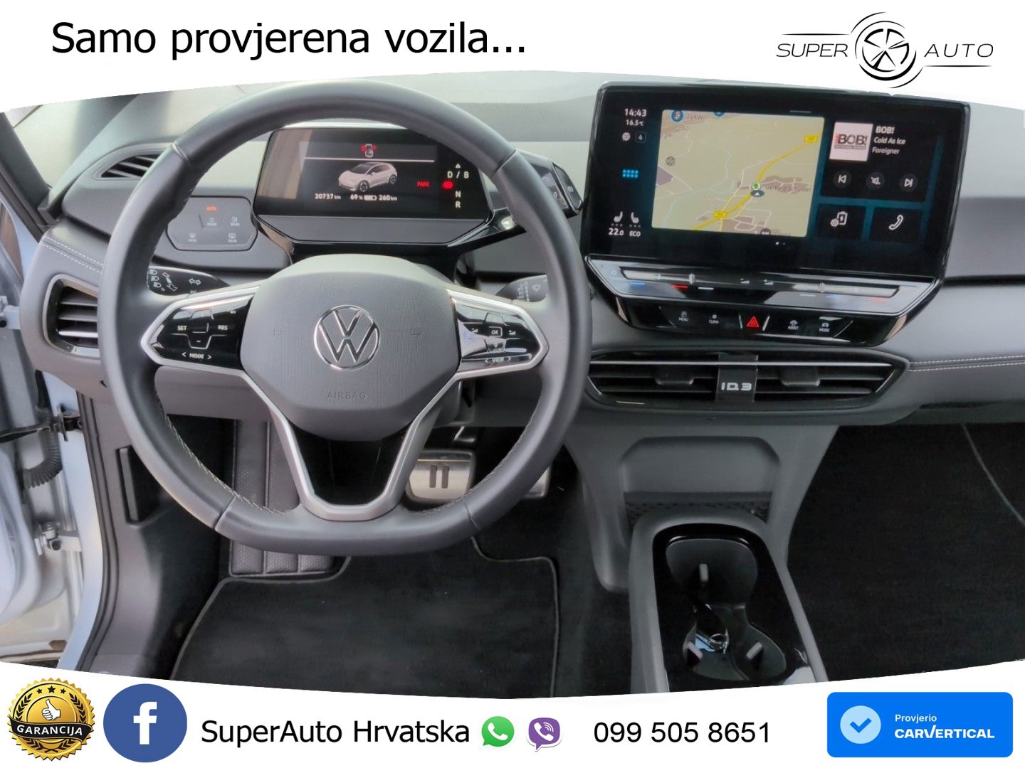 Volkswagen ID.3 Pro 62 kWh (204 KS) LED+GR SJED+ACC