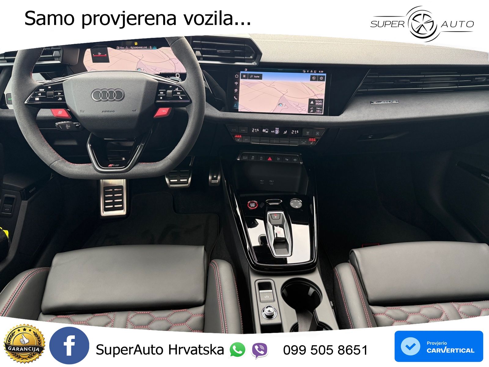 Audi RS3 Sedan 2.5 TFSI (400 KS) quattro S tronic LED+GR SJED+ACC