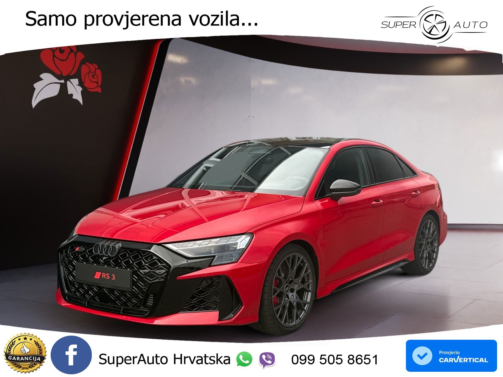 Audi RS3 Sedan 2.5 TFSI (400 KS) quattro S tronic LED+GR SJED+ACC