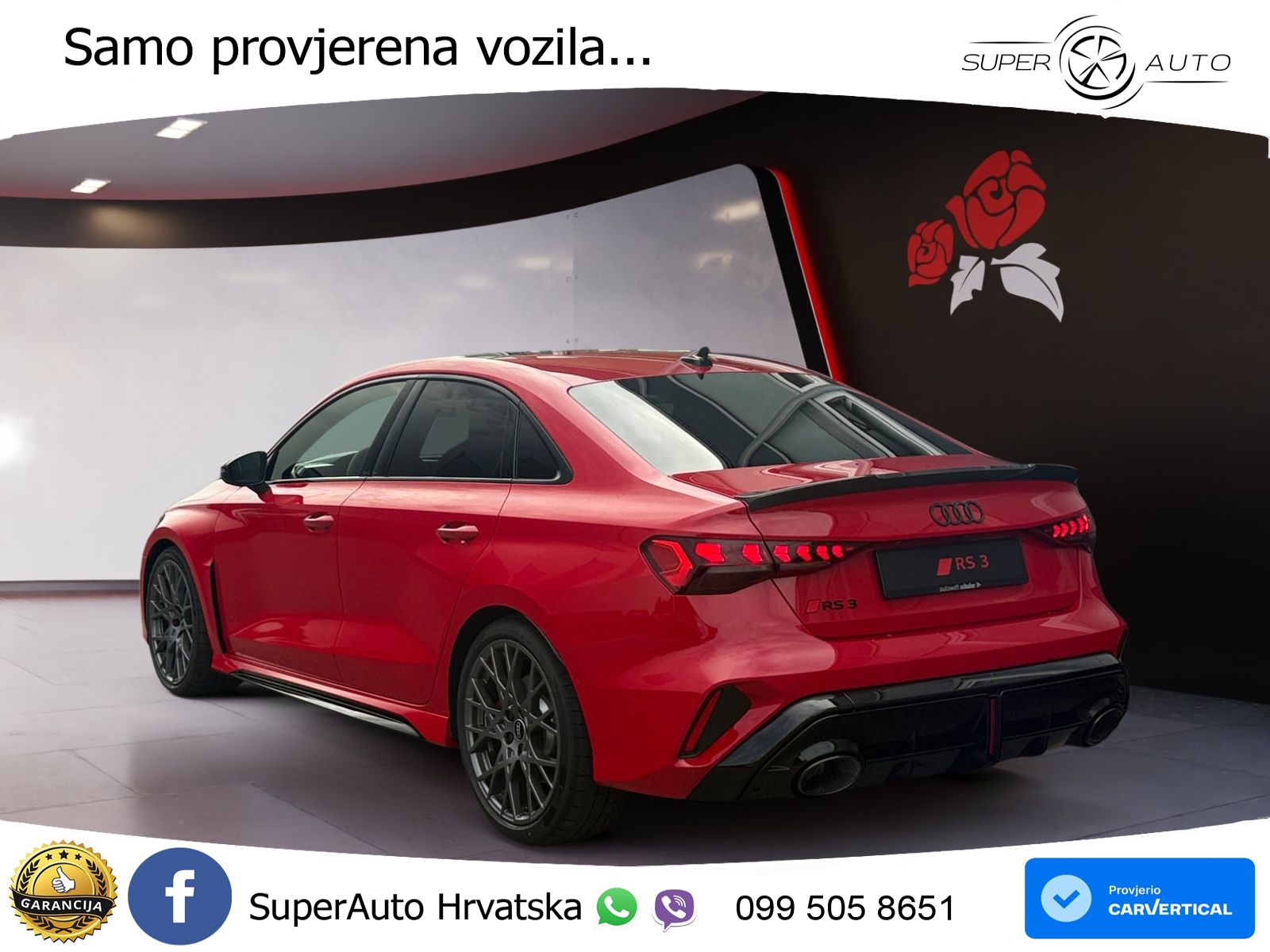 Audi RS3 Sedan 2.5 TFSI (400 KS) quattro S tronic LED+GR SJED+ACC