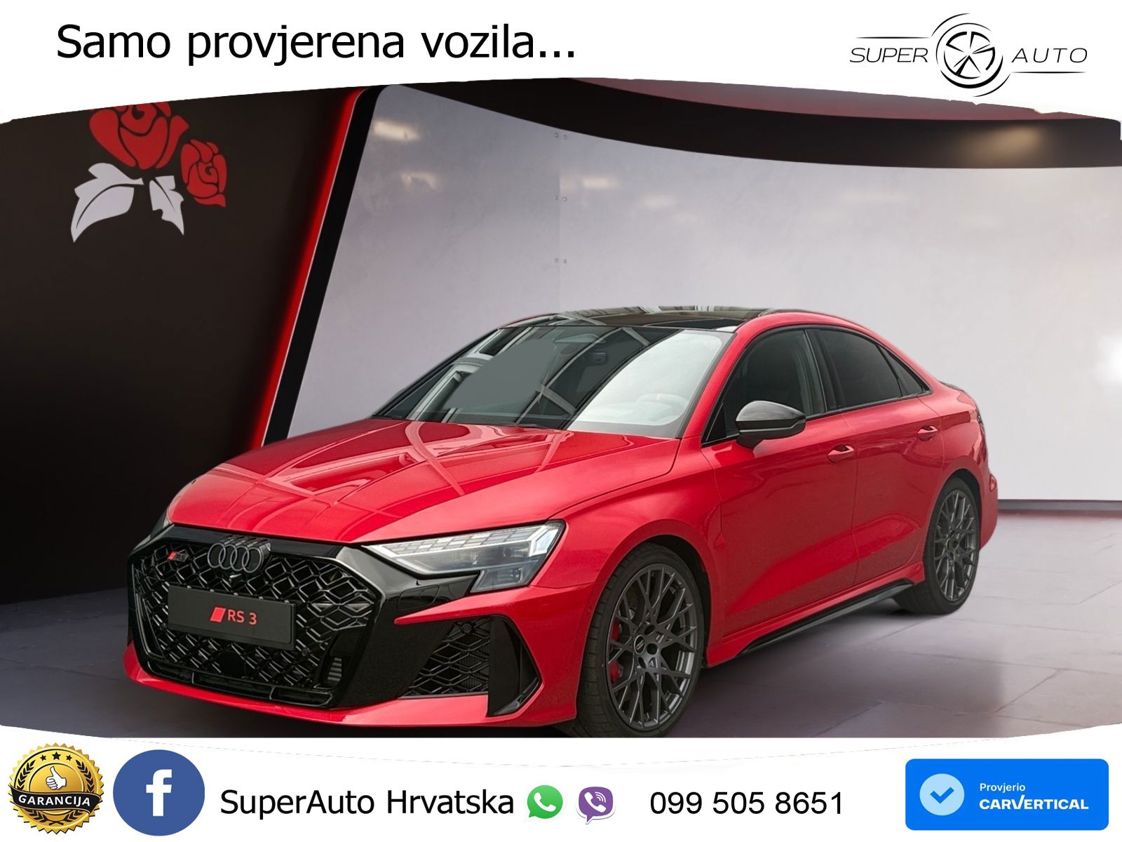 Audi RS3 Sedan 2.5 TFSI (400 KS) quattro S tronic LED+GR SJED+ACC