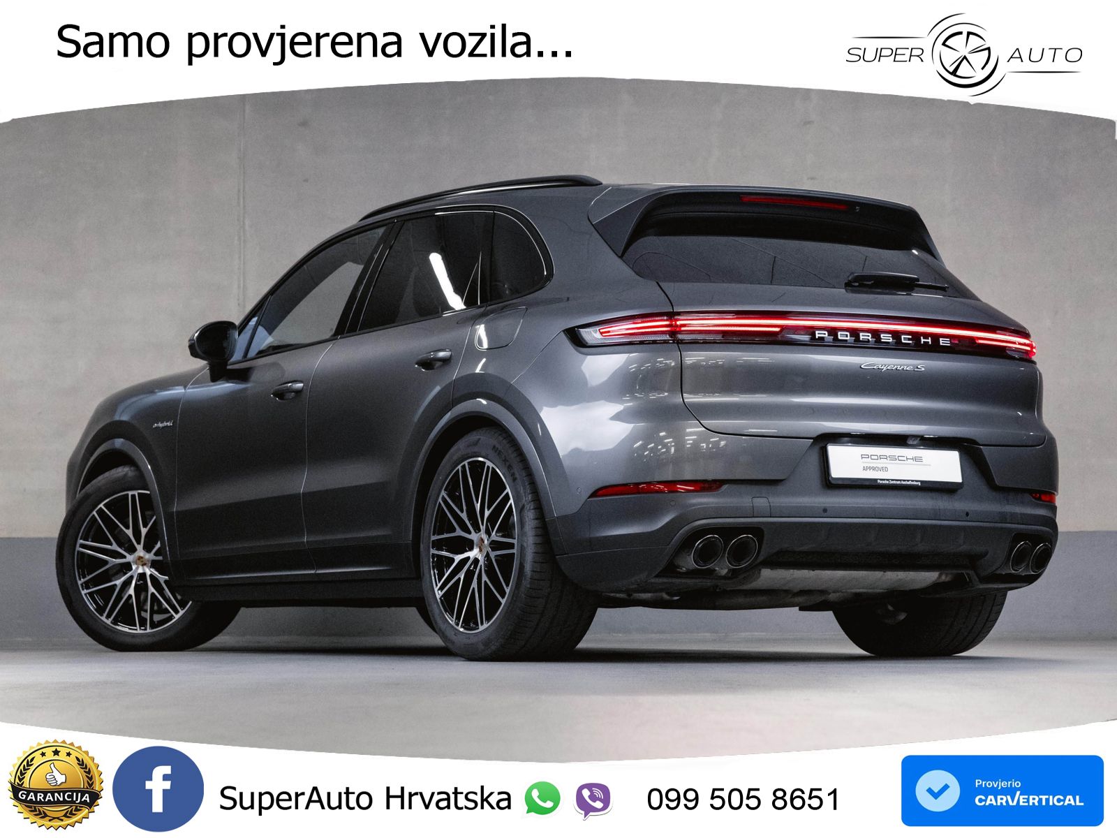Porsche Cayenne S 3.0 V6 (519 KS) E-Hybrid Tiptronic S